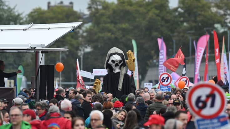 La Belgique avait déjà connu une journée de grève générale, le 14 octobre dernier.
