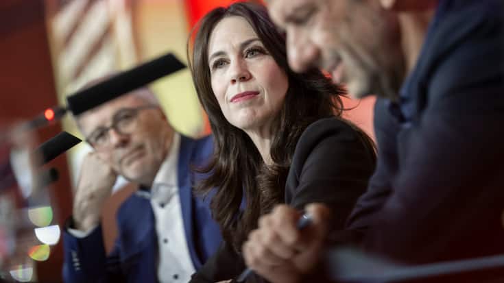 La SSR veut économiser 270 millions de francs d&#8217;ici 2029 et couper jusqu'à 900 postes. Photo: la directrice générale de la SSR Susanne Wille (archives).