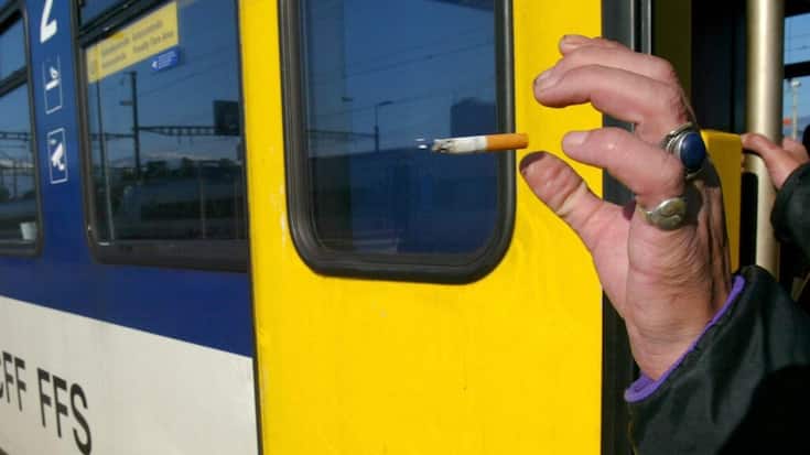 L&#8217;interdiction de fumer dans les trains il y a 20 ans a nettement amélioré la propreté et le confort (photo d'illustration).