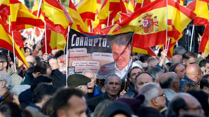 Selon la préfecture de Madrid, 40'000 personnes étaient présentes dimanche au rassemblement.