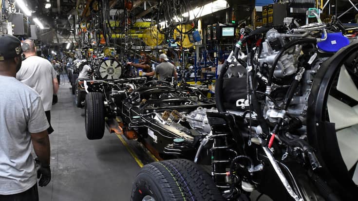 L'activité industrielle a continué à se contracter le mois dernier aux États-Unis. (archive)