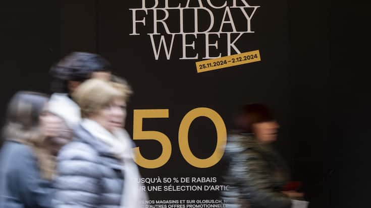 En Suisse romande, le Black Friday reste  très important pour le commerce de détail. Ici, un magasin à Genève. (archive)