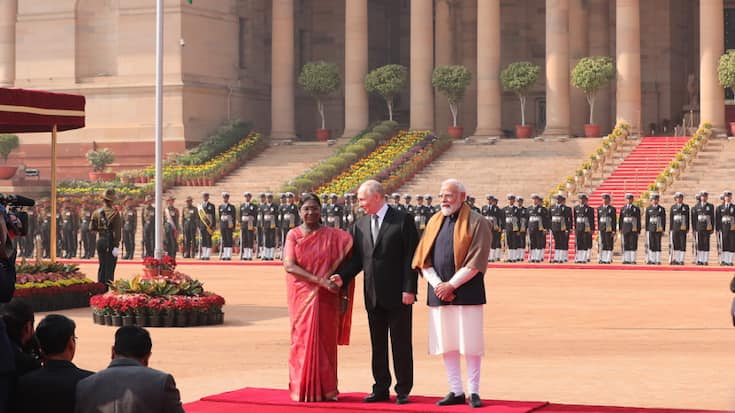 Vladimir Poutine a été reçu par le premier ministre indien Narendra Modi et la présidente Droupadi Murmu.