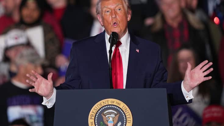 Donald Trump avait choisi pour cette réunion, présentée comme la première d'une série à travers le pays, le complexe hôtelier du Mount Airy Casino.