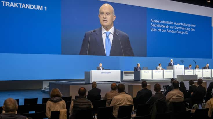 Actuel président de Sandoz et ex-patron de Firmenich, Gilbert Ghostin devrait reprendre la présidence de l'organe de surveillance de SGS à l'issue  de l'assemblée générale du 26 mars prochain (archives).