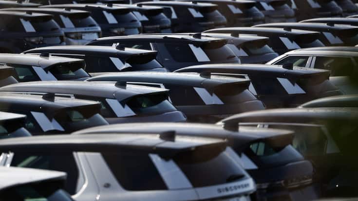 Le mois d'octobre a notamment été marqué par la reprise des activités du constructeur Jaguar Land Rover avec un impact non négligeable sur l'économie britannique (archives).