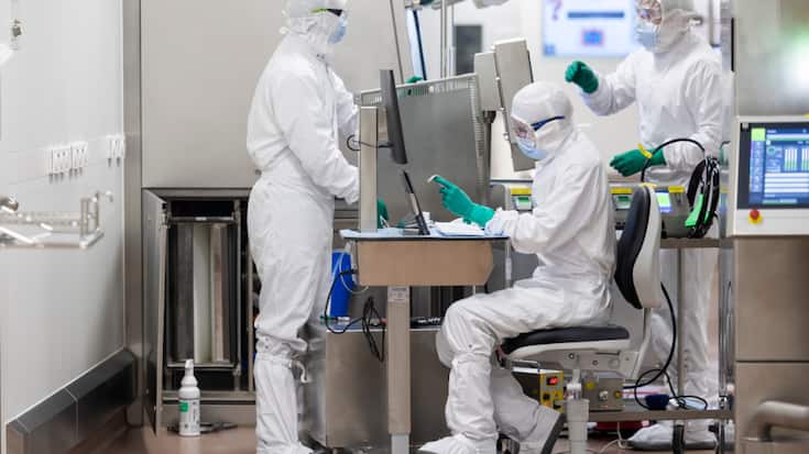 L'industrie pharmaceutique et chimique en Suisse comme à l'étranger a vu ses prix sortie d'usine baisser en novembre. (archive)