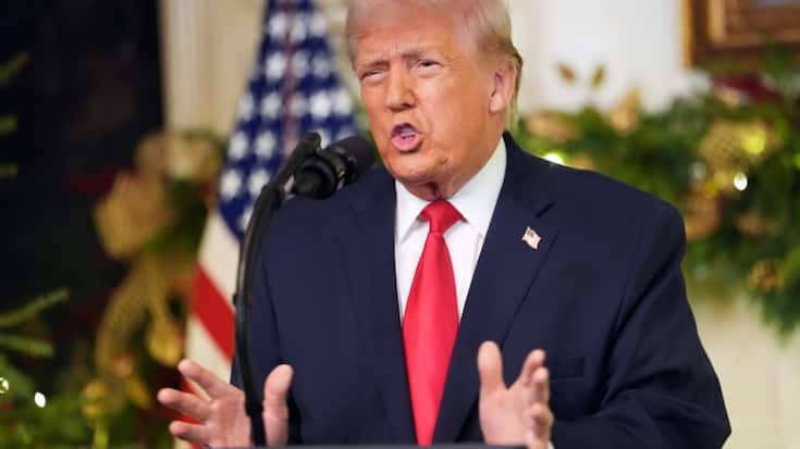 Le président Donald Trump s'est adressé à la nation américaine en direct, gardant son cap économique et fustigeant les immigrés et son prédécesseur.