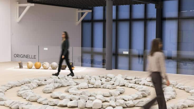 La nouvelle exposition de la Fondation Opale se présente par "chapitres". Ici, il s'agit de la section "Originelle".