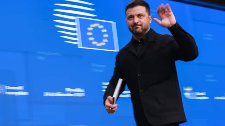 Selon le président ukrainien Volodymyr Zelensky, son pays risque de céder s'il n'est pas soutenu.