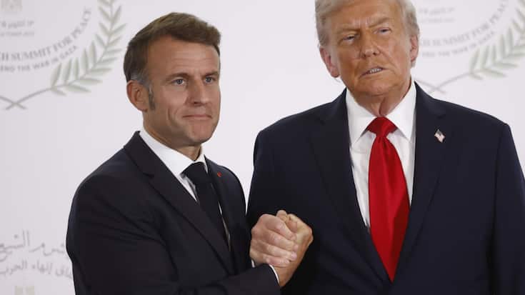 Selon une étude, le président américain Donald Trump a été plus médiatisé en France en 2025 que le président français Emmanuel Macron (archives).
