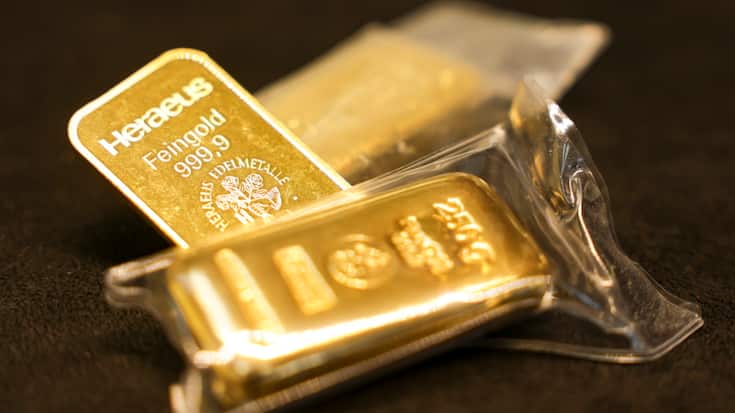 L'or a atteint dans la nuit de dimanche à lundi un nouveau sommet historique à 4550,52 dollars l'once. (archive)