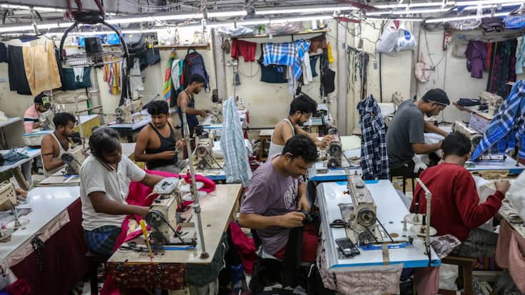 Selon le Fonds monétaire international, ce n'est qu'en 2026 que l'Inde figurera à la quatrième place : il estime que son PIB atteindra alors 4,51 milliards de dollars, contre 4,460 milliards pour le Japon. (archive)