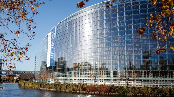 Un rassemblement est prévu le 20 janvier devant le Parlement européen à Strasbourg, à l'initiative du FNSEA, le premier syndicat agricole français (archives).