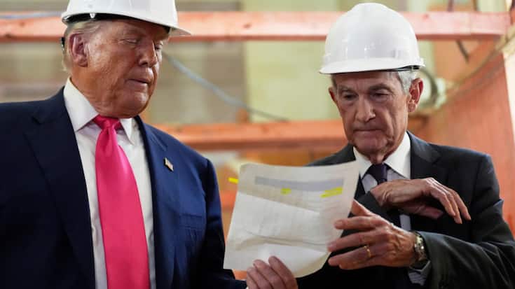 Donald Trump a réservé une large part de ses attaques à Jerome Powell, qu'il avait lui-même nommé à la tête de la Fed pendant son premier mandat (archives).