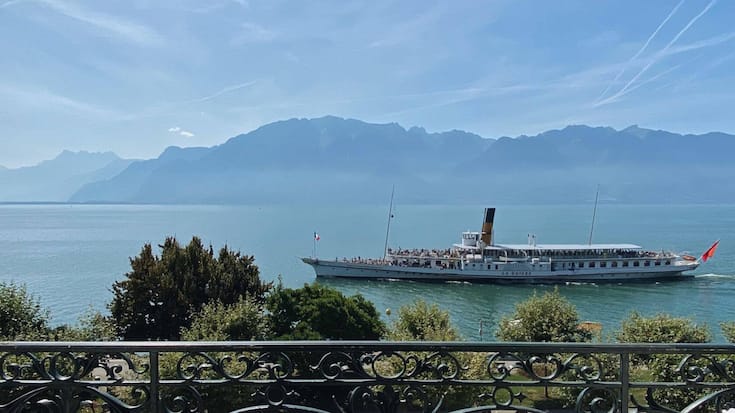 Vue à couper le souffle depuis l'Hôtel des Trois Couronnes