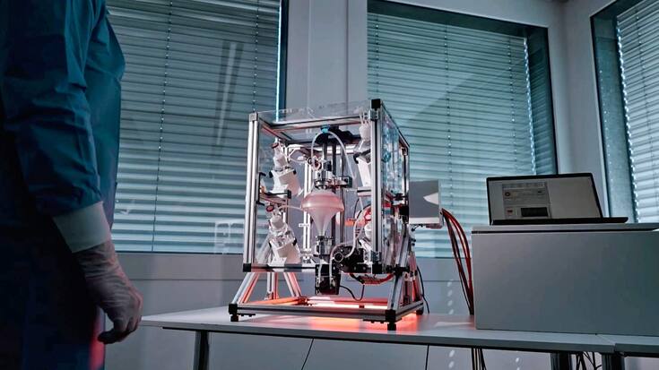 La machine de Limula est à la fois un bioréacteur et une centrifugeuse.