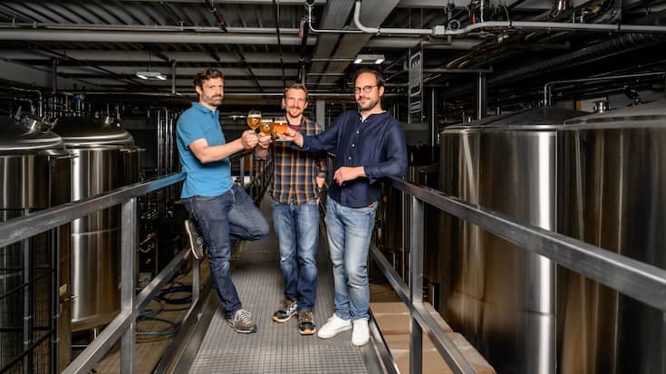 Les trois fondateurs de Dr. Gab’s, David Paraskevopoulos, Reto Engler et Gabriel Hasler