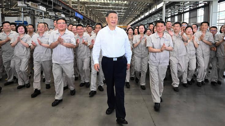 Xi Jinping au Luoyang Bearing Group