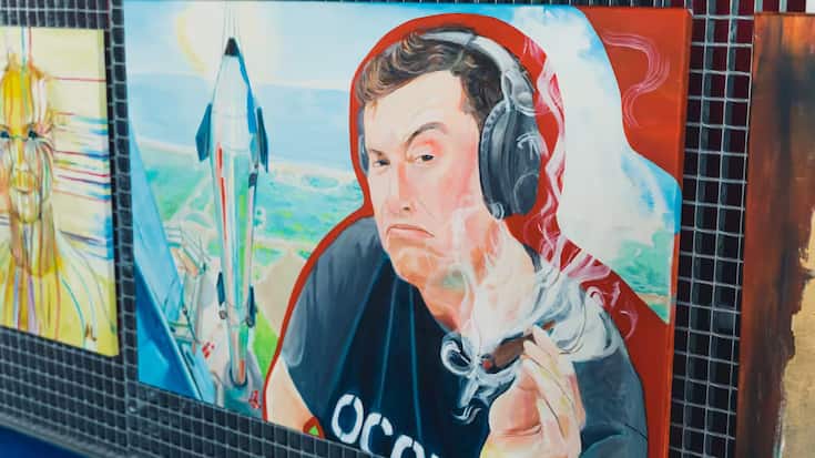 Elon Musk a consommé de la marijuana dans un célèbre podcast américain.