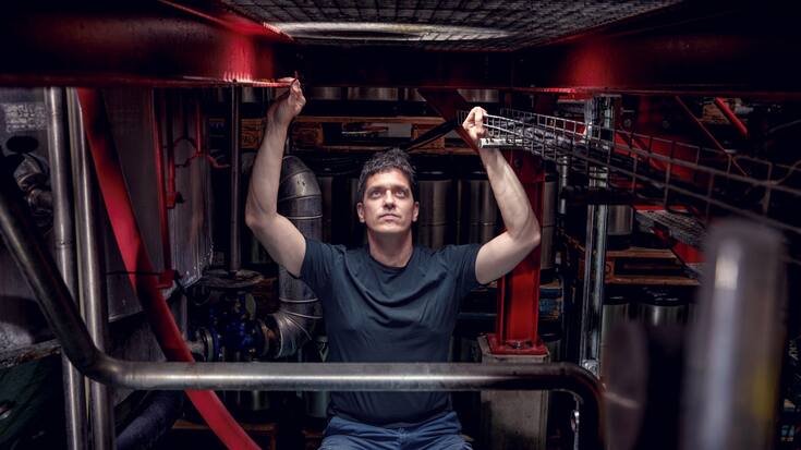 Thibaut Vibert, créateur de la Brasserie du Virage