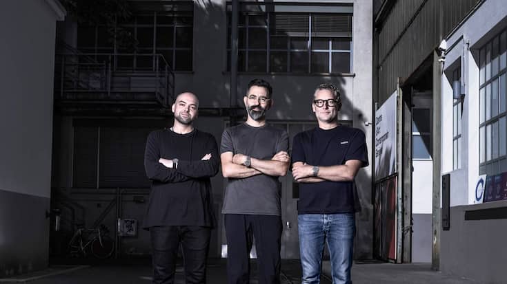 Durant le covid, Amr Sindi, Barth Nussbaumer, Manuel Emch (de gauche à droite) créent Kollokium