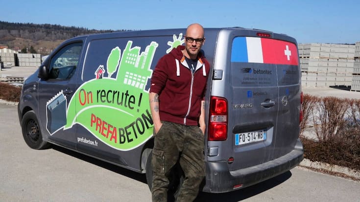 Avant de travailler dans le secteur du béton, Julien Lasserre a sillonné le monde pour un groupe du Nord vaudois.