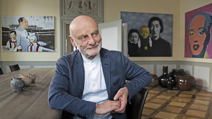 Ueli Sigg, Kunstsammler, Schloss Mauensee LU, 2016, Fotos: Geri Born