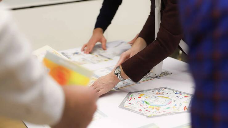 Fresques de la construction