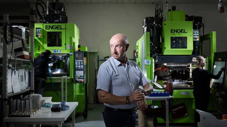 Christian Tissières, dirigeant de Mestel