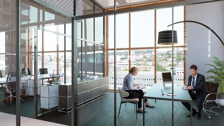 Des espaces de travail modernes et polyvalents