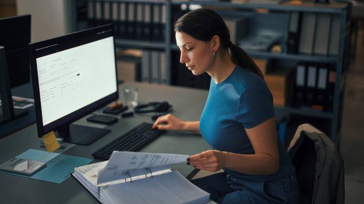 PostFinance Billing Solutions Kampagnenbild Buchhaltung