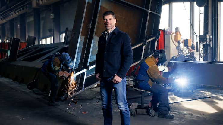 Jean-François Suchet, directeur général de Morand Constructions Métalliques.