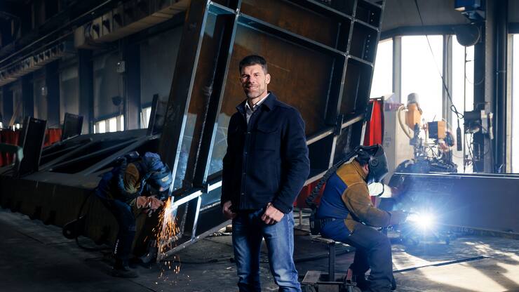 Jean-François Suchet, directeur général de Morand Constructions Métalliques.