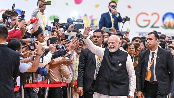 En septembre 2023, le premier ministre indien Modi accueille le G20 et se positionne comme un leader incontournable du Sud global.