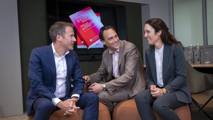 Raphaël Leveau, Frédéric Rochat et Aude Tinguely
