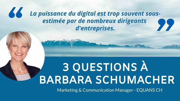 3 questions à Barbara Schumacher