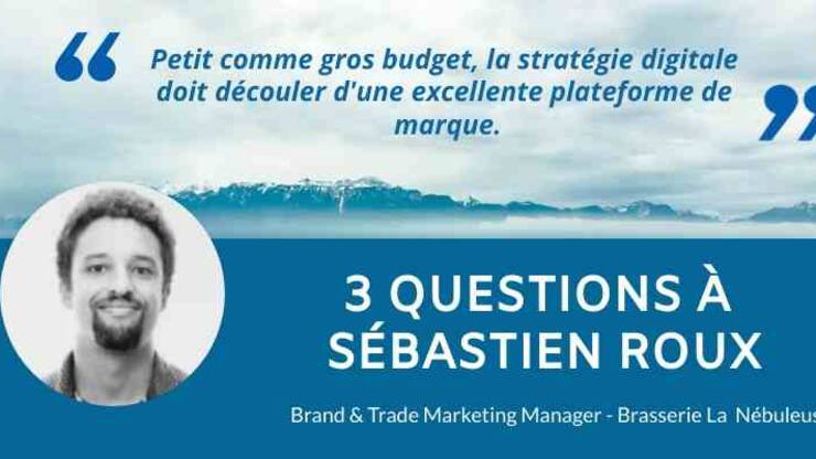 3 questions à Sébastien Roux