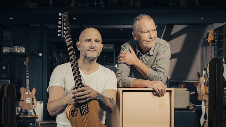 A l’origine du Challenge de lutherie, un trio constitué d’Emmanuel Cottier (à gauche), du luthier Jeanmichel Capt et de Rémi Vuichard (absent de la photo).