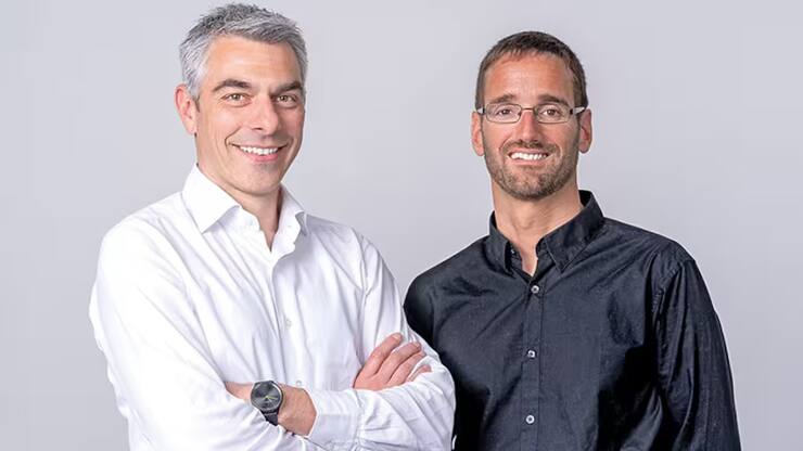 Mattia Bertschi, CEO, et Josep Sola (à d.), CTO, ont cofondé Aktiia en 2017. 