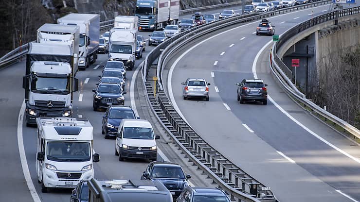 Les automobilistes devront faire preuve de patience sur certains tronçons durant le week-end de l'Ascension (archives).