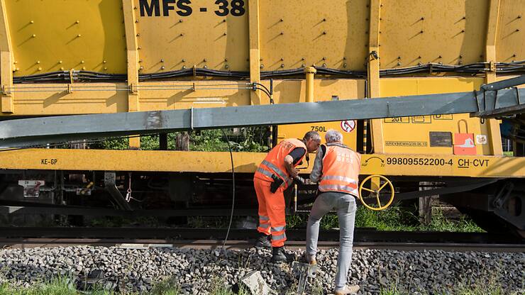 Il s'agit déjà du quatrième accident impliquant des trains de travaux ce mois-ci. (photo d'archive)