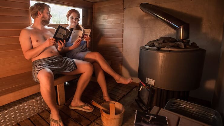 Pour le gouvernement finlandais, "les gens n'ont sans doute pas besoin d'aller au sauna tous les jours" (image d'illustration).
