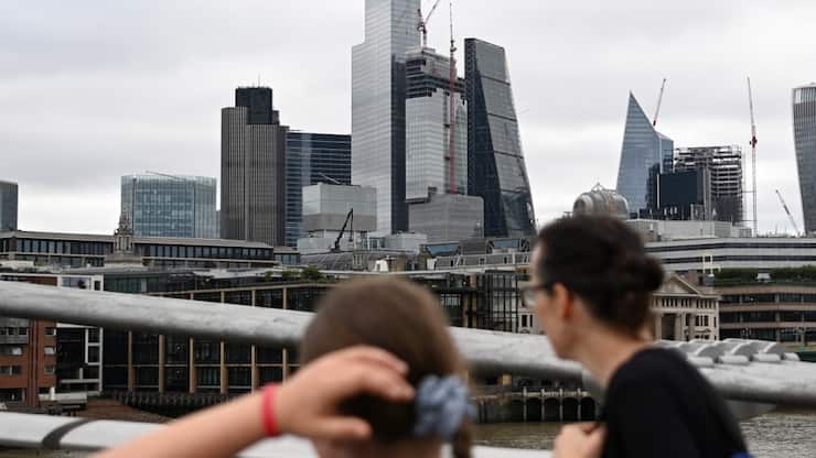En juillet, le PIB britannique s'est affiché 1,1% au-dessus de son niveau pré-pandémie, mais il reste légèrement inférieur à son niveau du mois de mai. (archives)