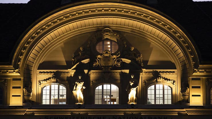 La Banque nationale suisse (BNS) pourrait la semaine prochaine faire repasser le taux Saron en terrain positif, renchérissant de fait les hypothèques indixées sur ce taux de référence. (archive)