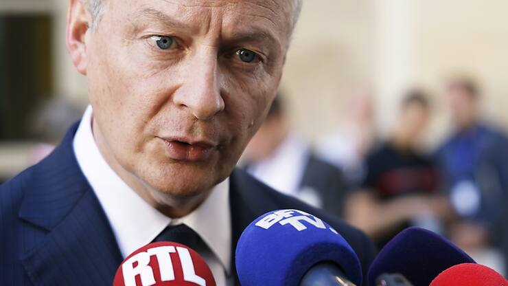 Le ministre français de l'Economie a profité d'un passage sur un plateau de télévision pour remanier à la hausse la prévision de croissance de l'économie hexagonale en 2022. (archive)