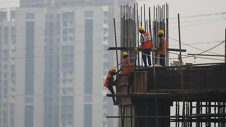 Fosroc est en particulier présent en Inde, où le secteur de la construction est en plein boom (archives).