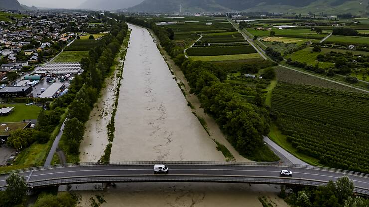 Les inondations en Valais ont aussi un fort impact sur le trafic ferroviaire.
