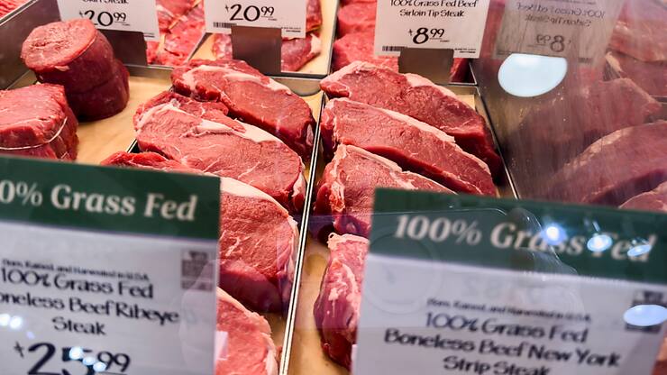 Les prévisions des analystes tablaient plutôt sur une légère hausse de 0,1% de l'inflation sur un mois, et 3,1% sur un an (archives).