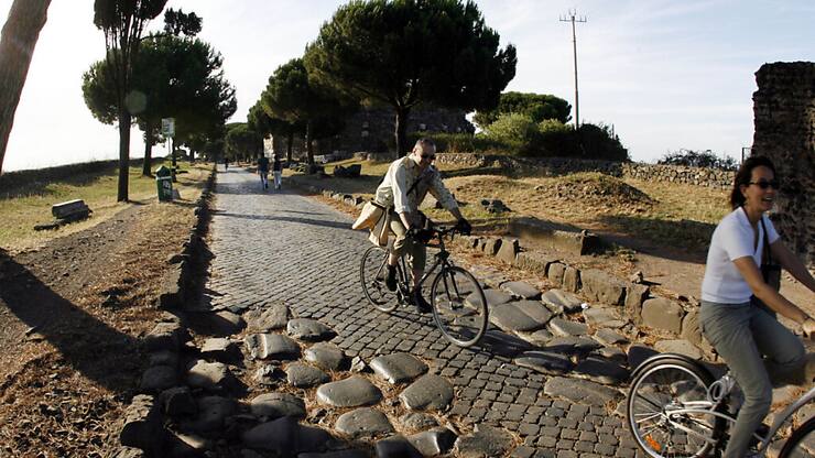 La Via Appia est encore visible de nos jours (Archives).